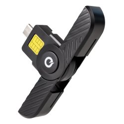 LECTOR TARJETAS TOOQ DNIE USB-C 2.0 NEGRO