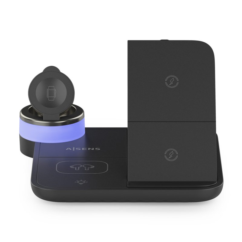 CARGADOR AISENS INALAMBRICO USB-C 4 EN 1 15W MOVIL APPLE WATCH AURICULARES