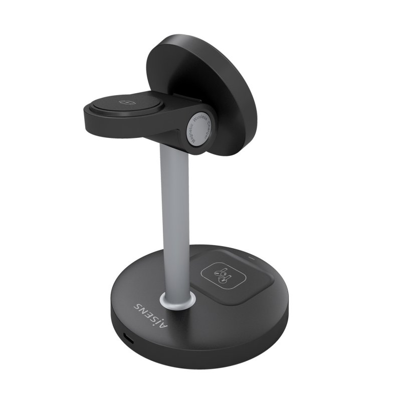 CARGADOR AISENS INALAMBRICO USB-C 4 EN 1 15W MOVIL APPLE WATCH AURICULARES