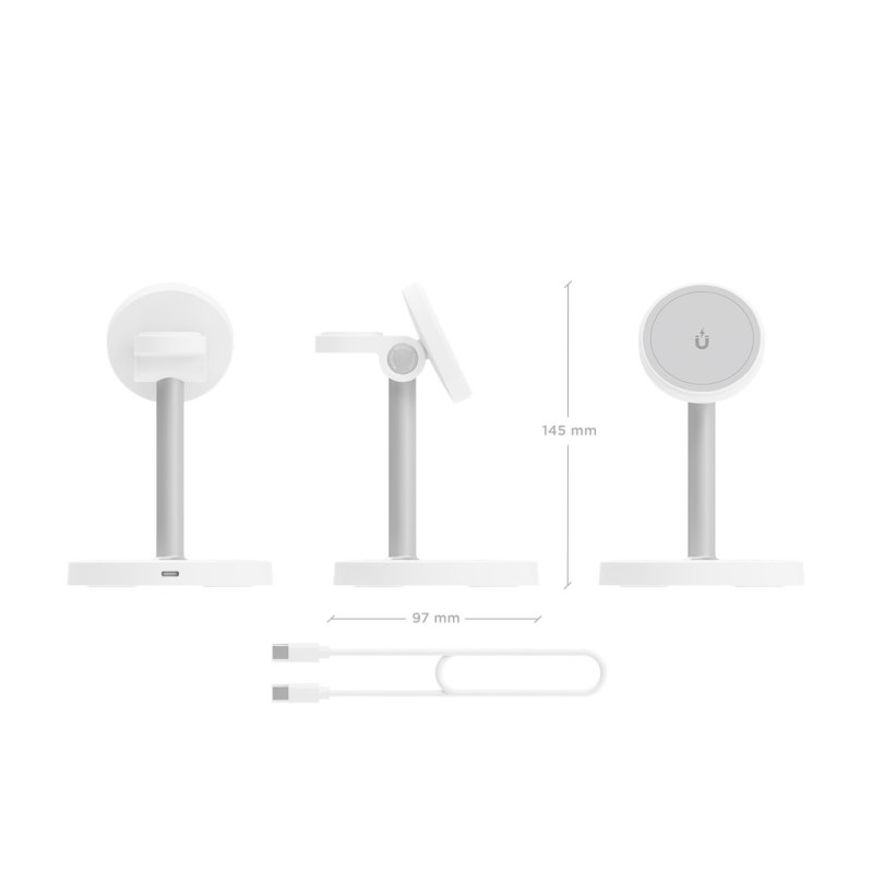 CARGADOR AISENS INALAMBRICO USB-C 3 EN 1 15W MOVIL APPLE WATCH AURICULARES