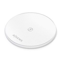 AISENS ASCH-15W1WC057-W mobile device charger Smartphone White USB Wireless charging Indoor