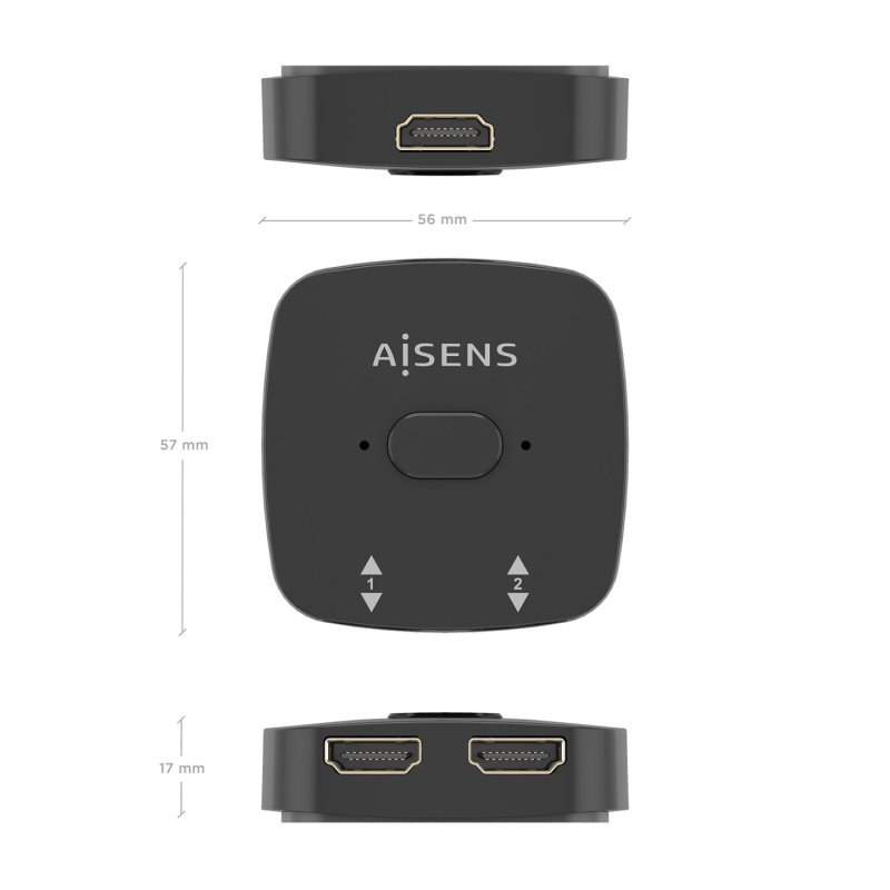 AISENS A123-0948 commutateur vidéo HDMI