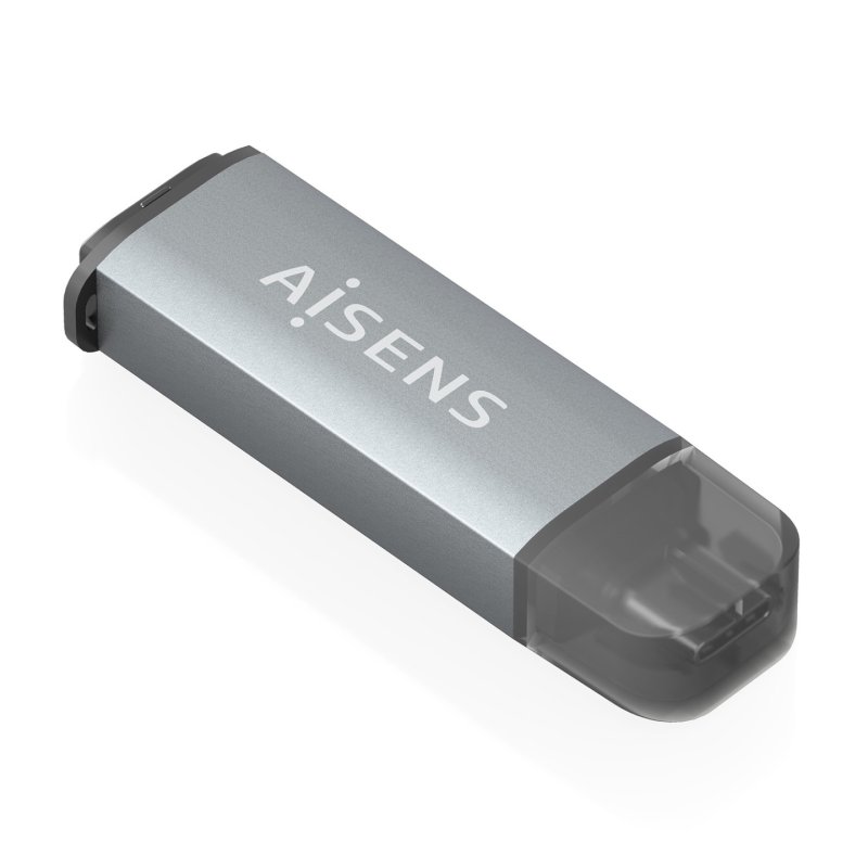LECTOR TARJETAS AISENS SD MICRO SD MMC RS-MMC MMC MICRO USBC GRIS