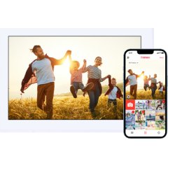 Rollei 30295 digital photo frame White 25.6 cm (10.1") Touchscreen Wi-Fi