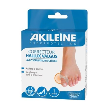 Akileine Podoprotection Hallux Valgus Corrector with Toe Separator