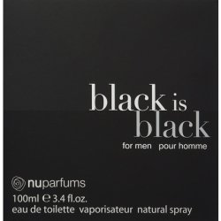 Parfum de France Black is Black Homme Eau de Toilette Spray 100ml