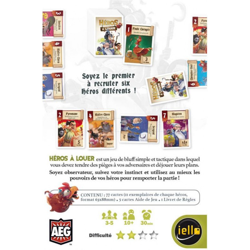 STOCK2 - Jeu - Mini Games - Héros à Louer