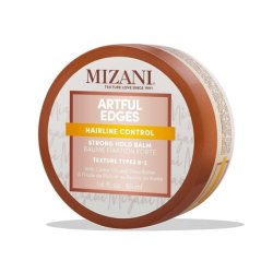 Mizani Artful Edges Edge Control Gel Strong Hold Hair Balm Flake-Free