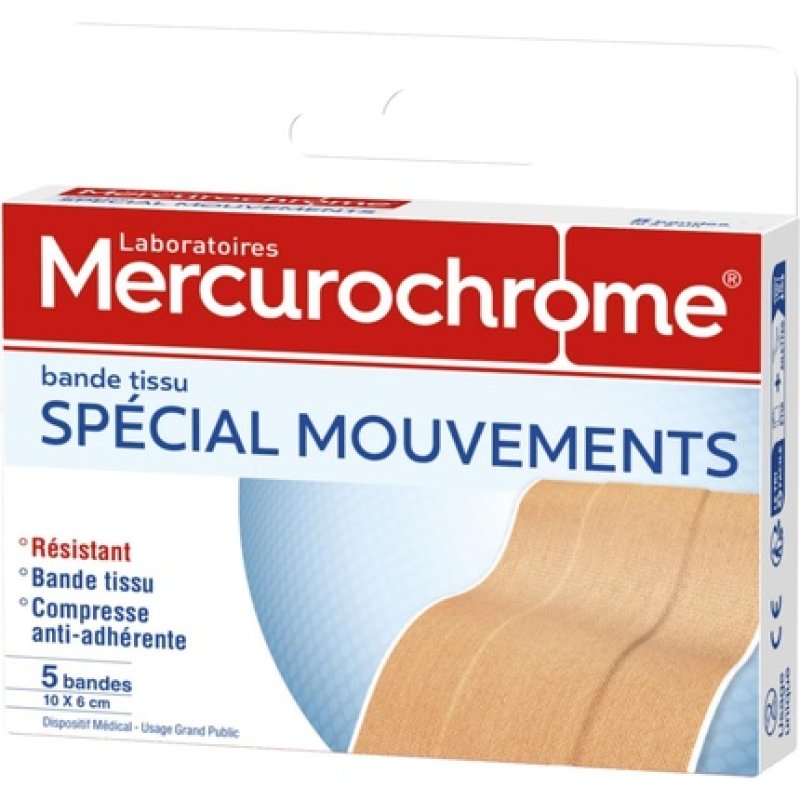 Special Mercurochrome Movement Fabric Band - Pack of 5