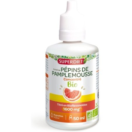Superdiet Organic Grapefruit Seed Extract Flavonoids 1600mg