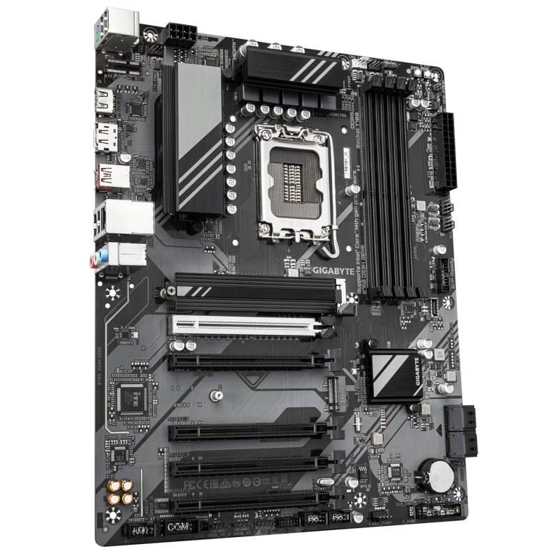 GIGABYTE B760 DS3H GEN5 Carte Mère – Compatible avec les processeurs Intel Core 14e génération, VRM numérique