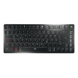 CHERRY KW X ULP 2.0 MINI, Kompakt Tastatur, DE-Layout Drei Verbindungsmodi: 2,4 GHz Funk, Bluetooth® und