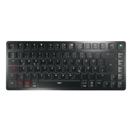CHERRY KW X ULP 2.0 MINI keyboard Home/Office USB RF Wireless Bluetooth QWERTZ German Black