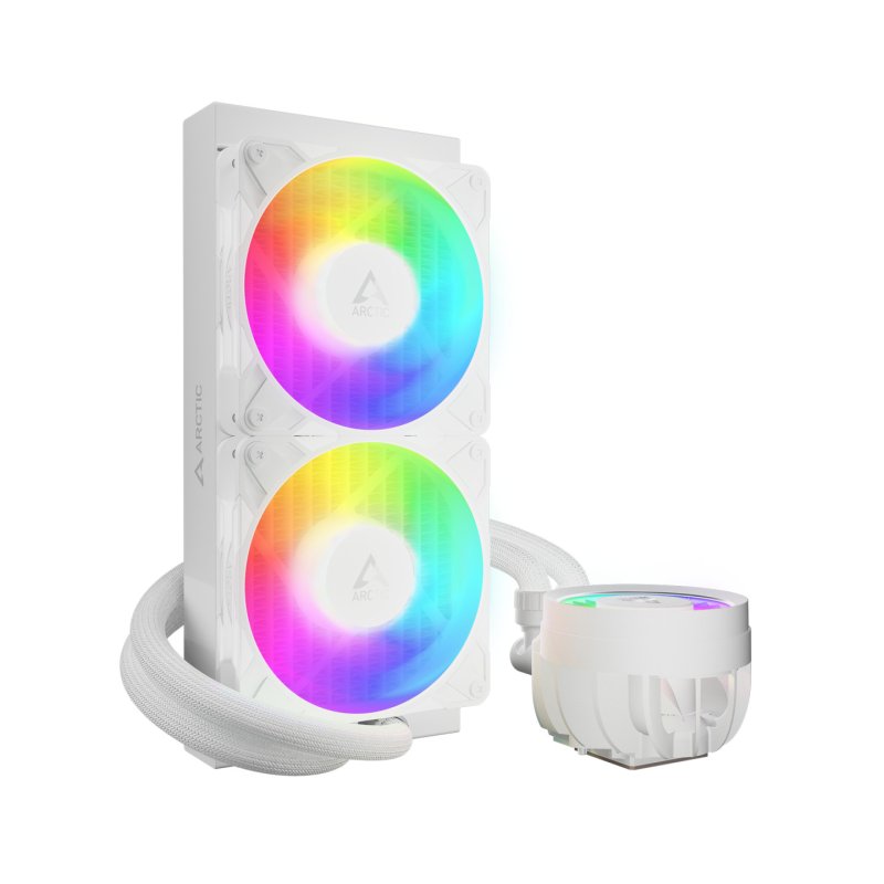 Arctic Liquid Freezer III Pro A-RGB 240mm Liquid CPU Cooler, P12 Pro PWM Fans & PWM Controlled Pump, White