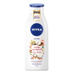 NIVEA Winter Moment Body Milk 400ml Rich Body Lotion for Dry Skin - 48h Moisture