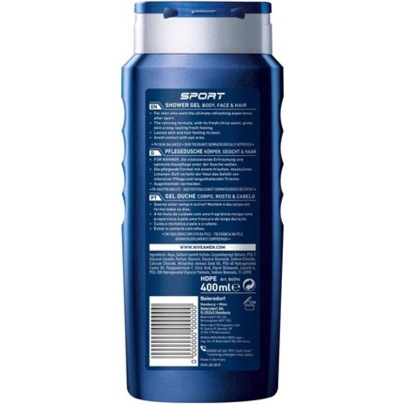Nivea Men Sport Shower 400ml