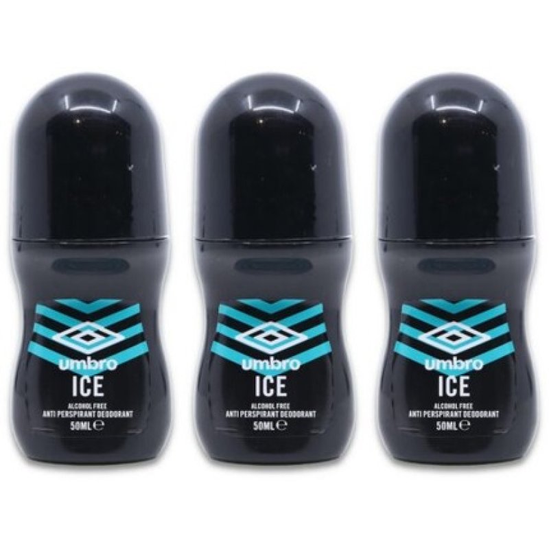 Umbro Ice Roll on Anti Perspirant 50ml Long-lasting Sweat Control