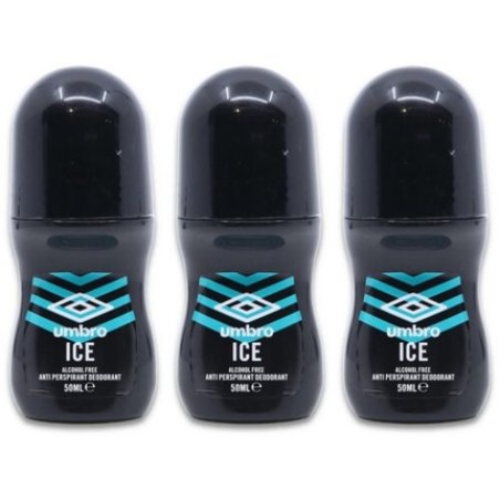 Umbro Ice Roll on Anti Perspirant 50ml Long-lasting Sweat Control