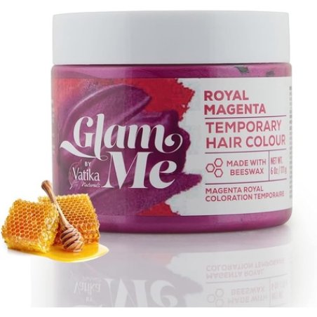 Glam Me By Vatika Naturals Royal Magenta Temporary Hair Colour 6oz