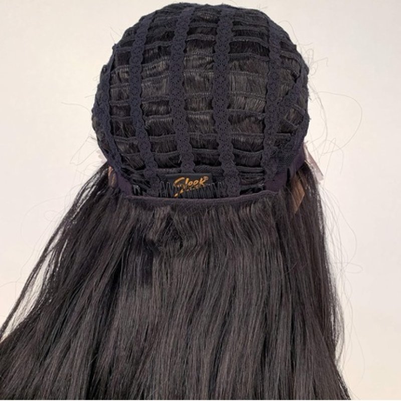 Sleek Lace Front Wig 27 Side-Part Long Curly Wave Synthetic