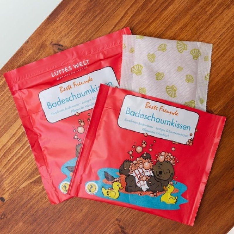 Lttes Welt Bath Foam Pillow Natural Cosmetics for Children 50g Bath Additive