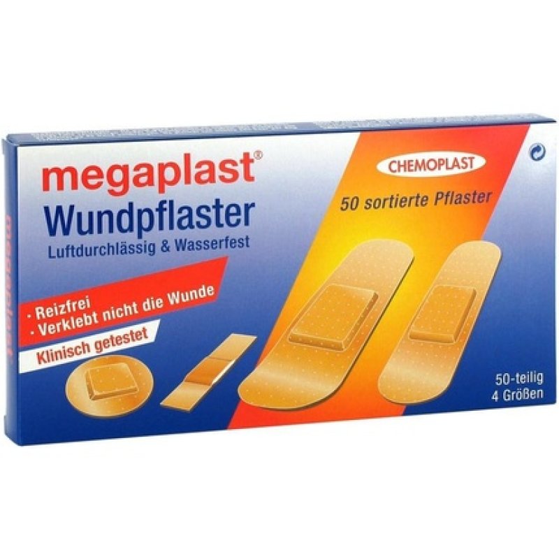 Pflastersortiment 4-Fach Sorbent 50 Pieces