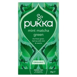 Pukka Tea Mint Matcha Green - Organic Green Tea With Mint