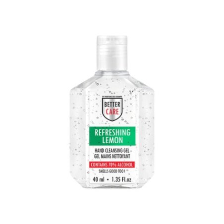 Better Care Hand Sanitizer Gel, Lemon Scented, Alcohol-Based, 40ml