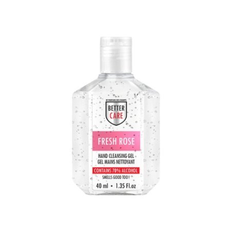 Better Care Hand Sanitizer Gel, Rose Scented, Alcohol-Based, 40ml