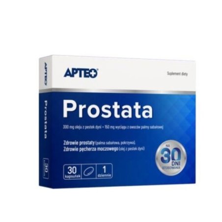 Healthy Prostate Apteo Herbal Supplement 30 Capsules for Bladder and Urinary Tract Health