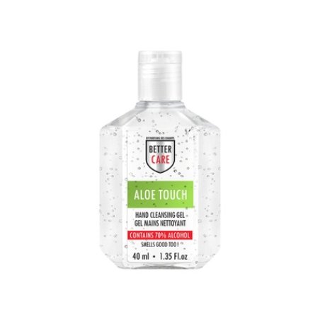 Better Care Hand Sanitizer Gel, Aloe Scented, Alcohol-Based - 40ml