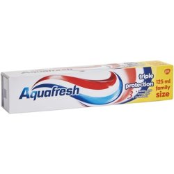 Aquafresh Triple Protection Fluoride Toothpaste Family Size 125ml