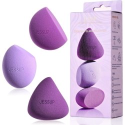Jessup Makeup Sponge Set 3pcs for Face Foundation and Concealer