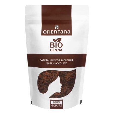 Orientana Organic Hair Henna Dark Chocolate 100% Natural Vegan Herbal Powder
