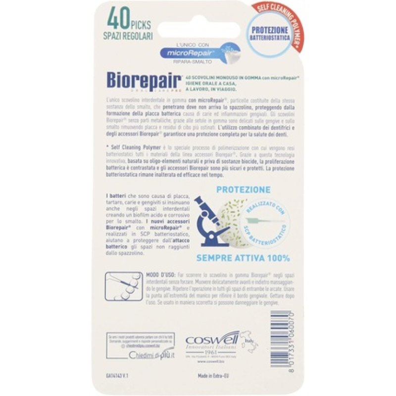 Biorepair Disposable Regular Rubber 40 Pieces