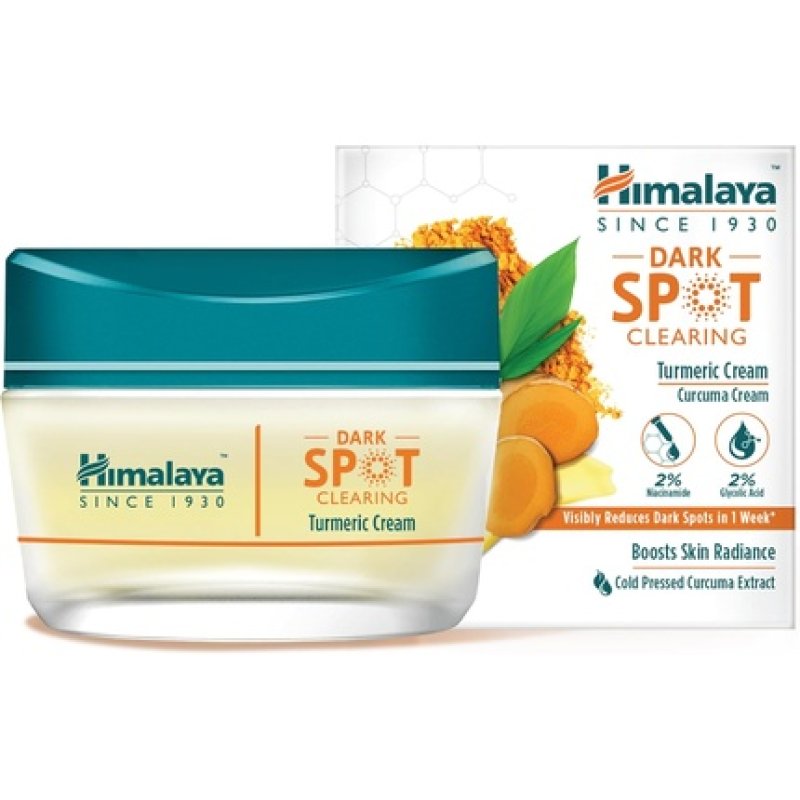 Himalaya Dark Spot Clearing Turmeric Cream Visibly Reduces Dark Spots in 1 Week