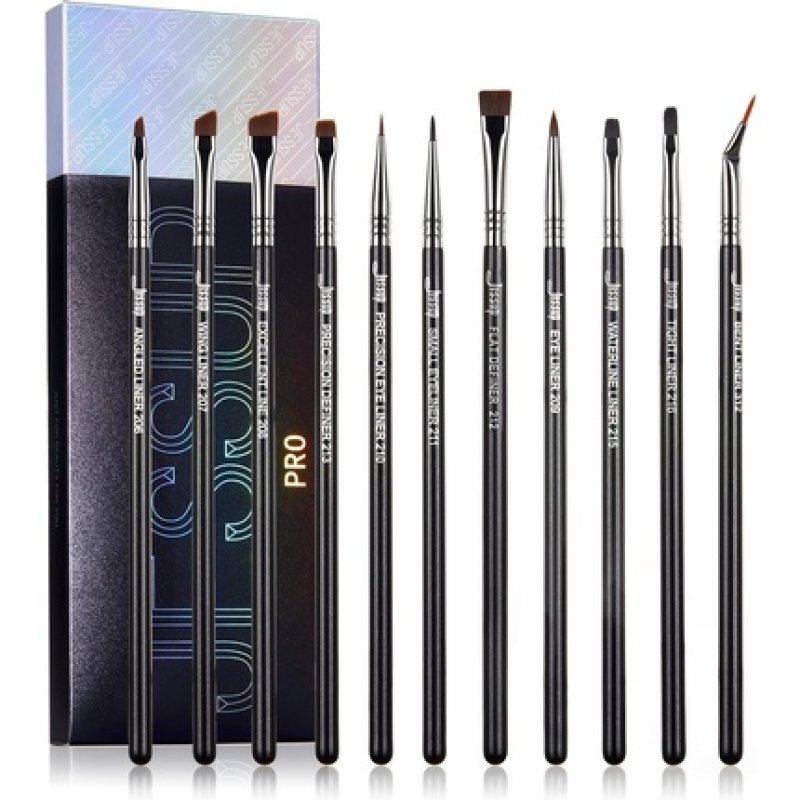 Jessup Eyeliner Brush Set Professional Eye Liner Makeup Brushes 11pcs