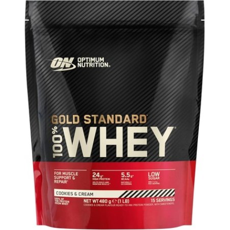Optimum Nutrition 100% Gold Standard Whey Cookies & Cream 480g