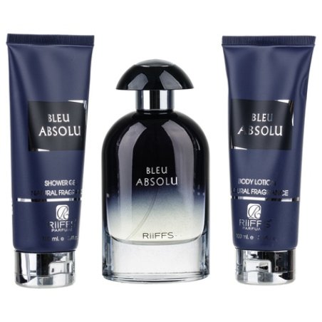 Riiffs Bleu Absolu Gift Set - Eau De Parfum 100ml, Shower Gel 100ml, Body Lotion 100ml