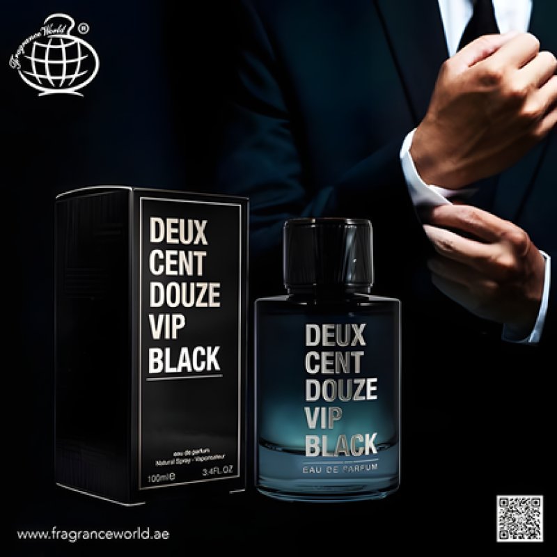 Fragrance World Eau De Parfum Deux Cent Douze Vip Black For Men, 100 Ml