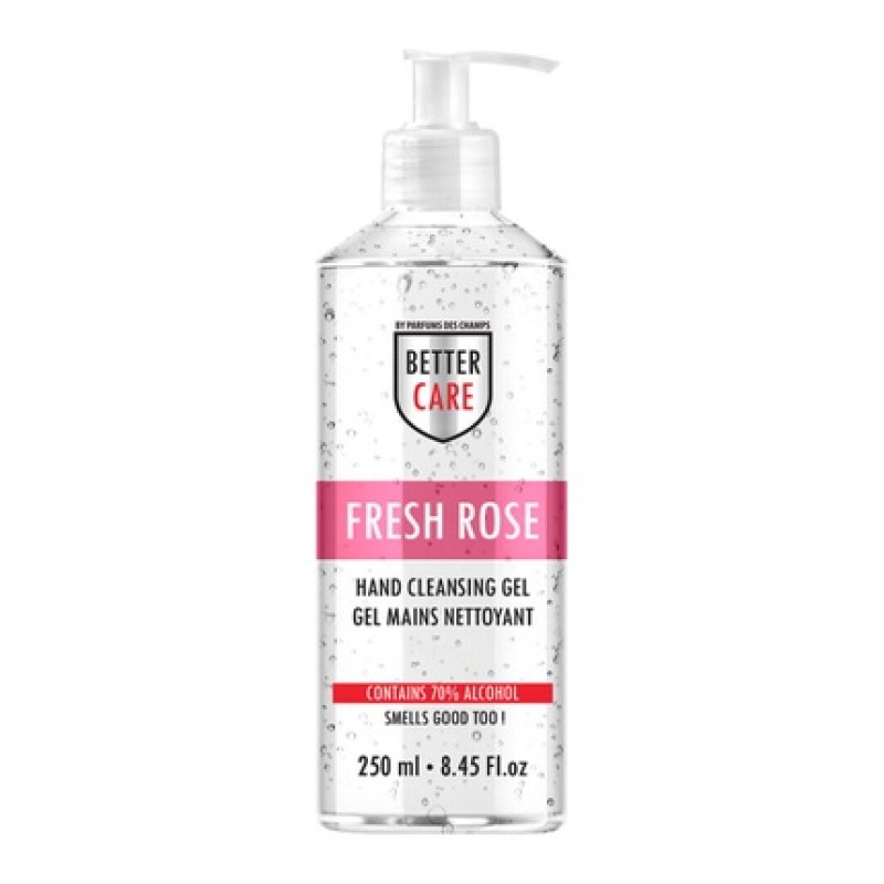 Better Care Hand Sanitizer Gel, Rose Scented, Alcohol-Based, 250ml