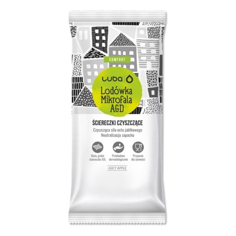 Luba Moist Wipes For Refrigerator And Microwave - 32 Pieces