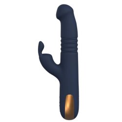 Dream Toys Goddess Phaedra Vibrator With Clitoral Stimulation Blue