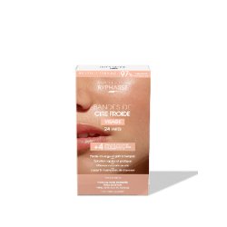 Byphasse Cold Wax Strips For Face & Delicate Areas For Sensitive Skin 24 Strips 4 Wipes