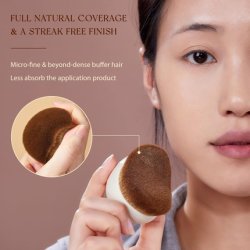 Jessup Makeup Brush Flat Top Kabuki Foundation Brush for Face Blush