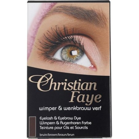 Christian Faye Eyebrow Eyelash Dye Brownblack