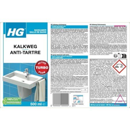 HG Original Anticalc Foam Spray 500ml