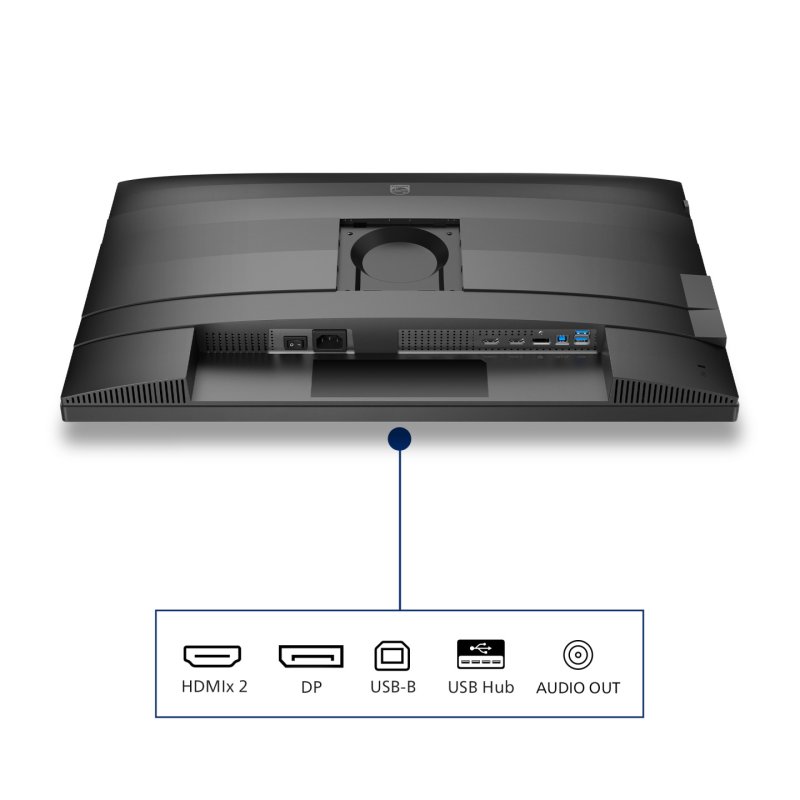 Philips 4000 series 27B2N4500/00 écran plat de PC 68,6 cm (27") 2560 x 1440 pixels Quad HD LCD Gris
