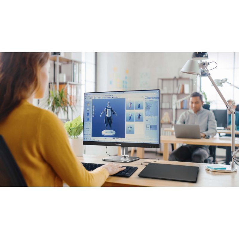 Philips 4000 series 27B2N4500/00 écran plat de PC 68,6 cm (27") 2560 x 1440 pixels Quad HD LCD Gris