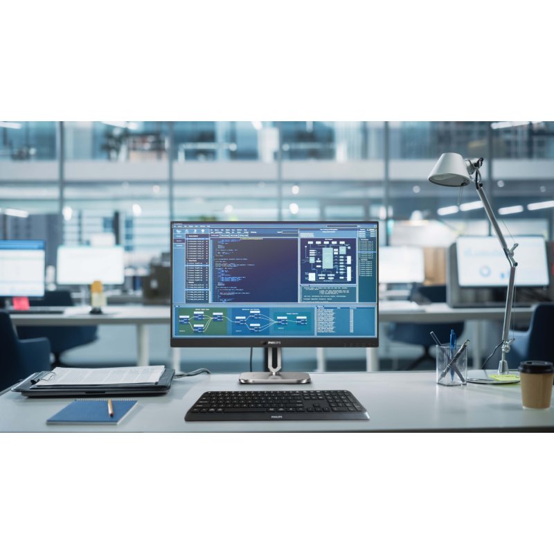 Philips 4000 series 27B2N4500/00 computer monitor 68.6 cm (27") 2560 x 1440 pixels Quad HD LCD Grey